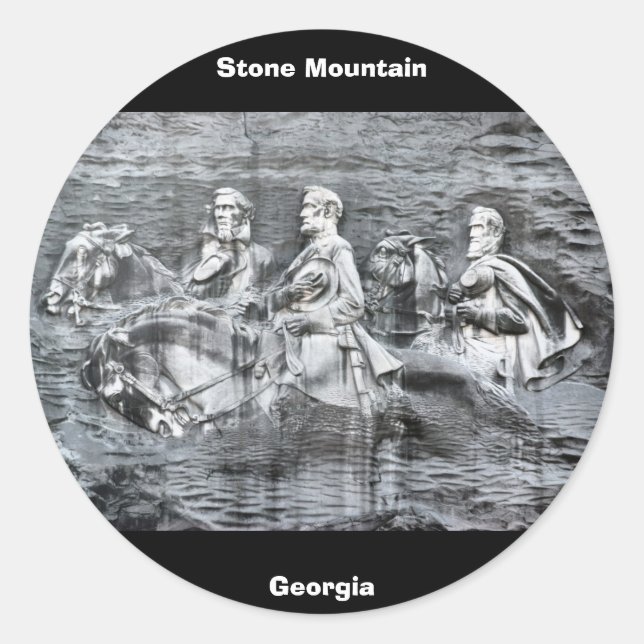 Stone Mountain, Georgia Classic Round Sticker (Front)