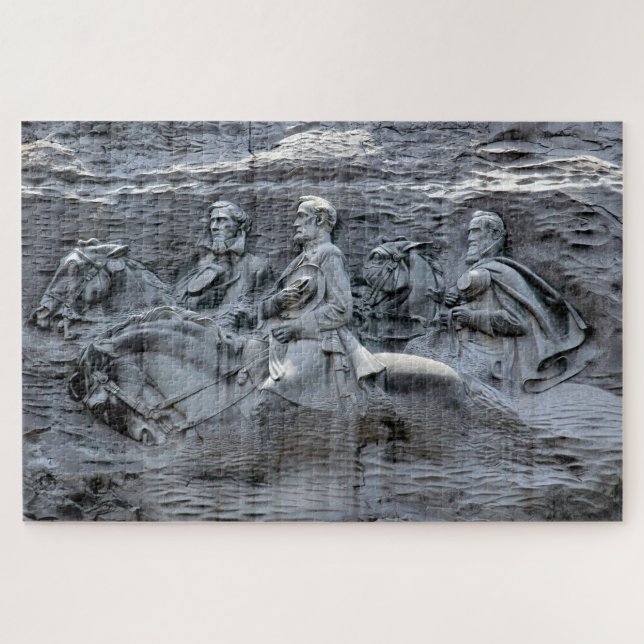 Stone Mountain Georgia Memorial Jigsaw Puzzle (Horizontal)
