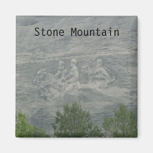 Stone Mountain Georgia Mural Photo Magnet