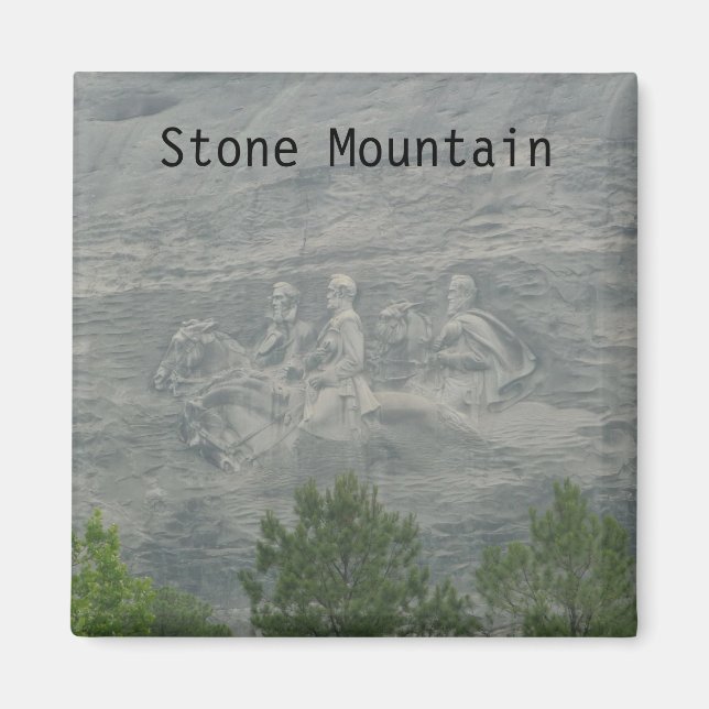 Stone Mountain Georgia Mural Photo Magnet (Front)