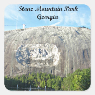 Stone Mountain Park, Georgia Square Sticker