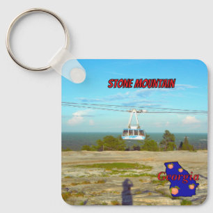 Stone Mountain Summit Skyride Georgia Souvenir Key Ring