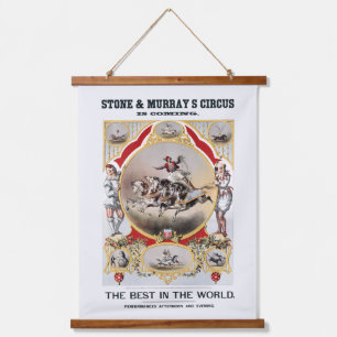 Stone & Murray's Circus, Circa 1870. Hanging Tapestry