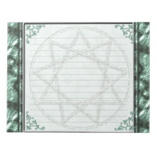 Stone Nonagram Notepad