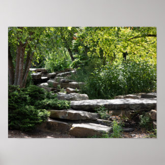 Stone Pathway in Nature Poster