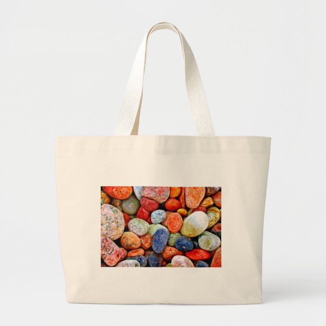 Stone & Pebble Large Tote Bag (Front)