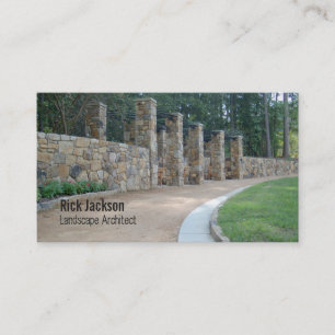 Stone Pergola/Landscape Architecture Business Card