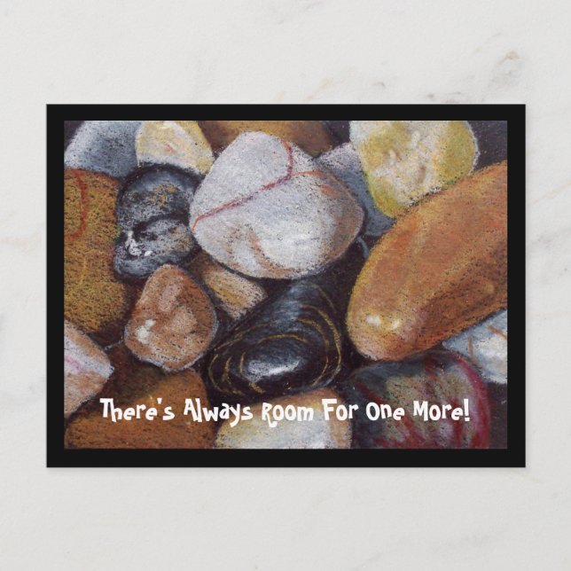STONE PILE ART INVITATION POSTCARD (Front)