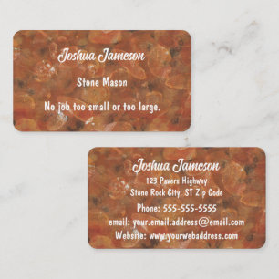 Stone Print, Custom Business Cards