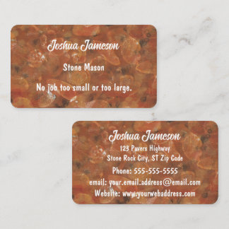 Stone Print, Custom Business Cards