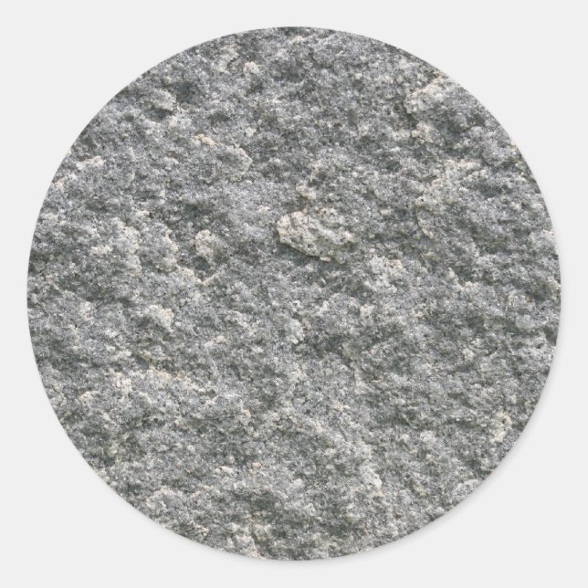 Stone Rock Classic Round Sticker (Front)