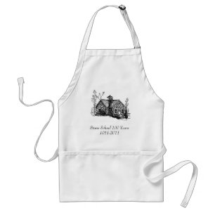 Stone School 100 Years Apron
