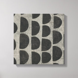 Stone - Semicircles Canvas Print