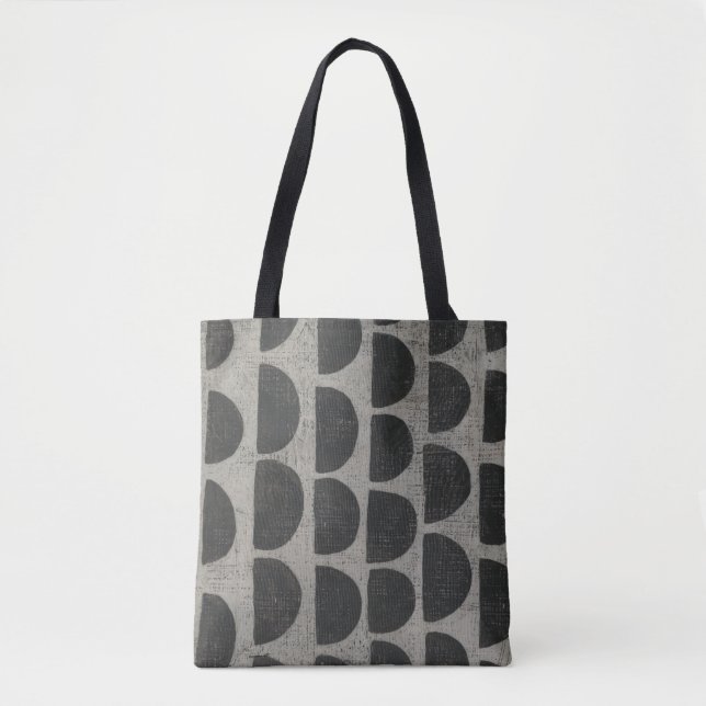 Stone - Semicircles Tote Bag (Front)