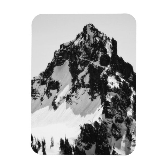 Stone, Snow and Trees Magnet (Vertical)