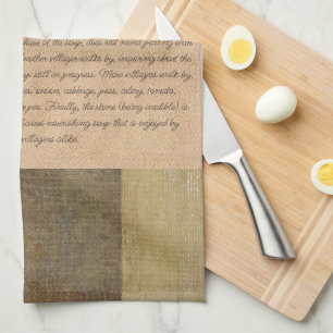 Stone Soup Folklore Treasures Tea Towel