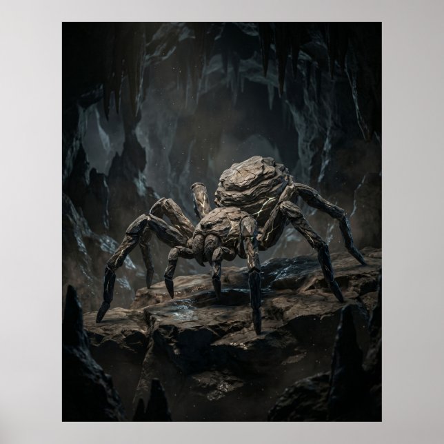 Stone Spider Forgotten Cavern Poster (Front)