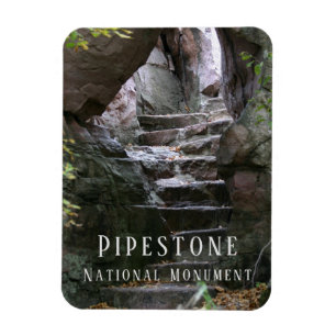 Stone Steps, Circle Trail, Pipestone, Minnesota Magnet