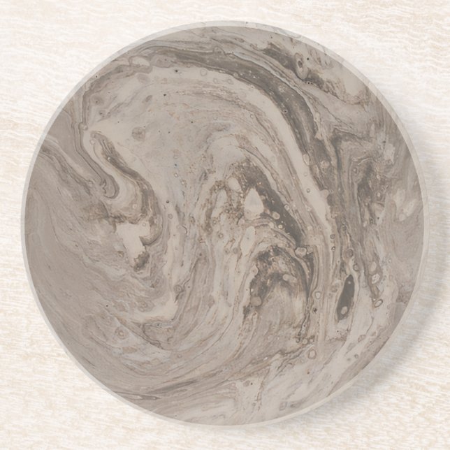 Stone Swirl Sandstone Coaster (Front)