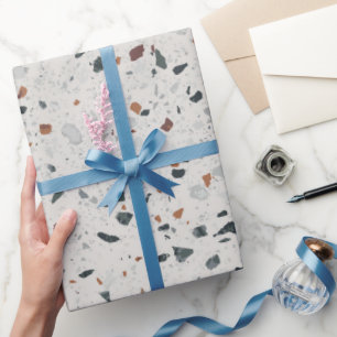Stone Terrazzo Pattern Wrapping Paper