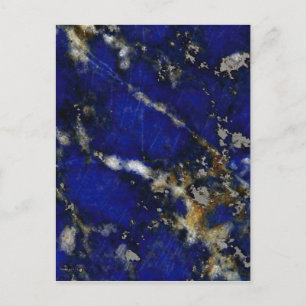 Stone texture: Lapis lazuli Postcard