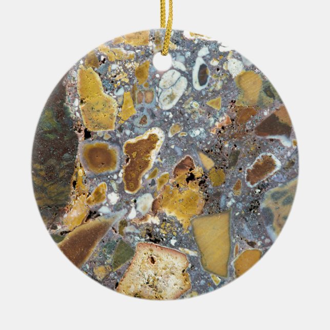 Stone texture: Laterite Ceramic Tree Decoration (Front)