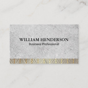 Stone Texture Lux Pattern Trim Business Card