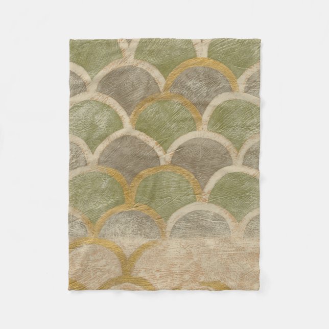 Stone Tile Design by Chariklia Zarris Fleece Blanket (Front)