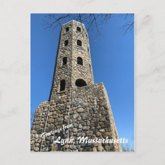 Stone Tower, Lynn Postcard