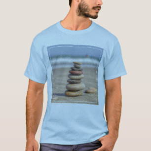 Stone Tower On Beach T-Shirt