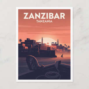 Stone Town, Zanzibar Tanzania Postcard