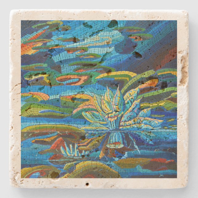 Stone Underfloor Glass - Double Attraction Coaster (Front)