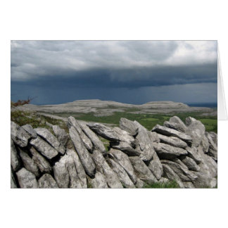 Stone wall at the Burren, Co. Clare, Ireland