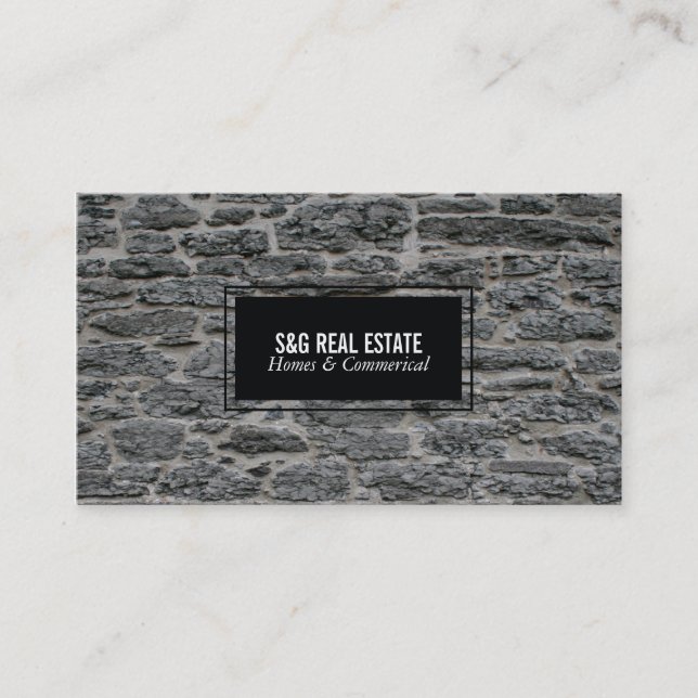 Stone Wall Business Card (Front)