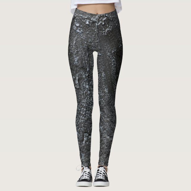Stone Wall - Power Yoga Leggings (Front)
