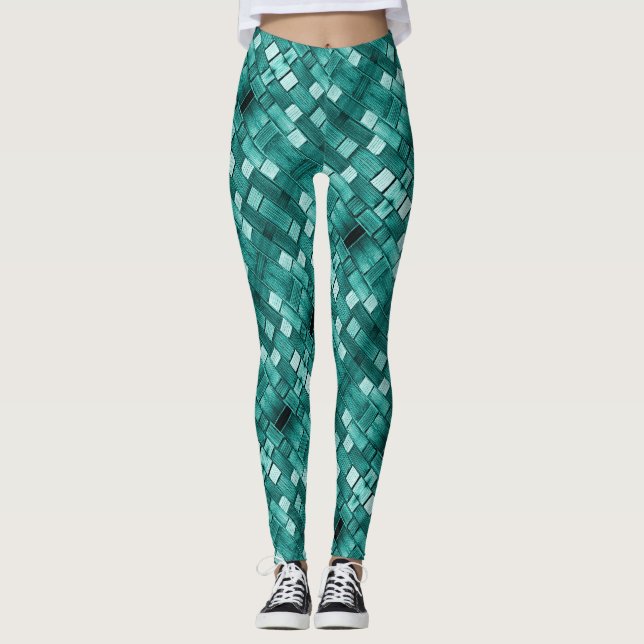 Stone Wall - Power Yoga Leggings (Front)