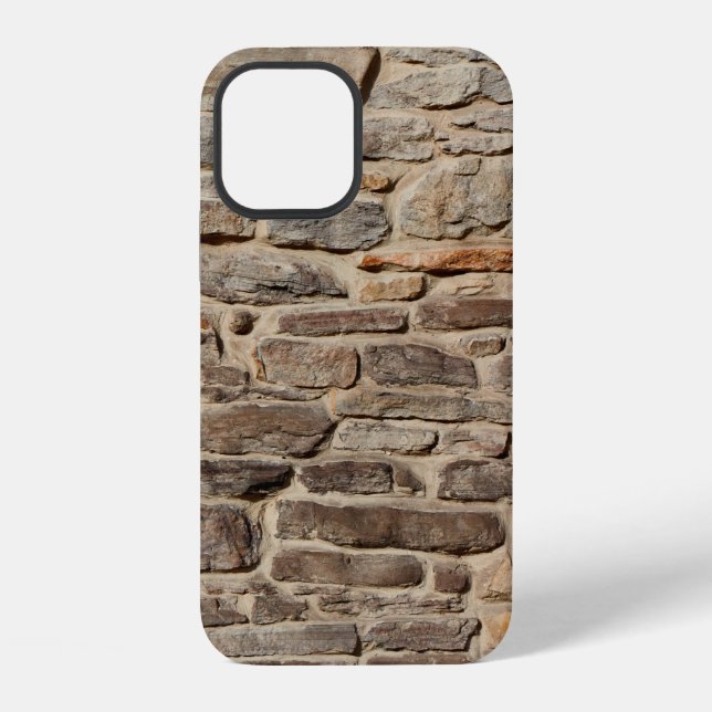 Stone wall rustic texture  background iPhone case (Back)