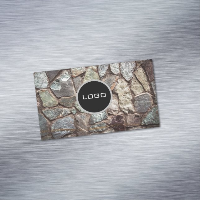 Stone wall texture 	Magnetic business card (In Situ)
