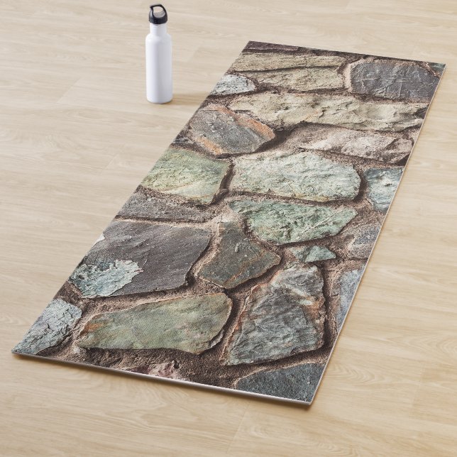 Stone wall texture yoga mat (In Situ)
