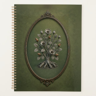 Stone Wild Rose Hardcover Notebook Planner