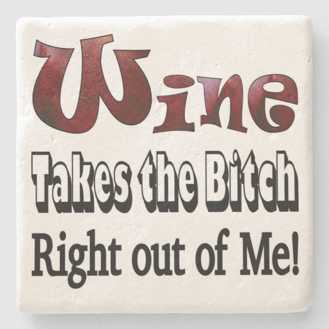 Stone Wine Coaster (Front)