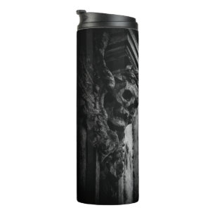 Stone Wings Skull Thermal Tumbler