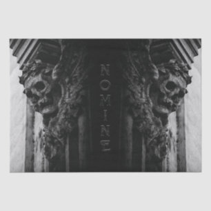 Stone Wings Skull Tissue Paper