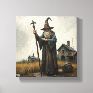 Stone Wizard Canvas Print