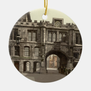 Stonebow, Lincoln, Lincolnshire, England Ceramic Tree Decoration