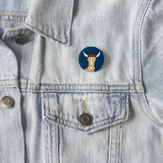 Stoned Cow 3 Cm Round Badge