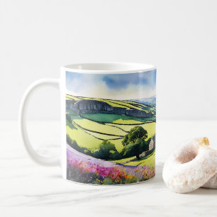 “Stonedale” Wide Landscape Yorkshire Dales Scene Coffee Mug