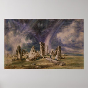 Stonehenge, 1835 poster