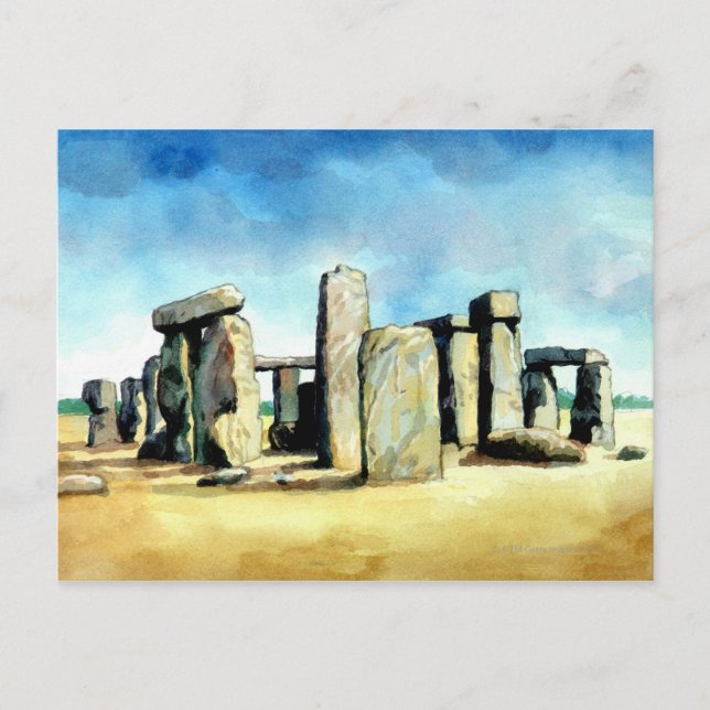 Stonehenge 2 postcard (Front)