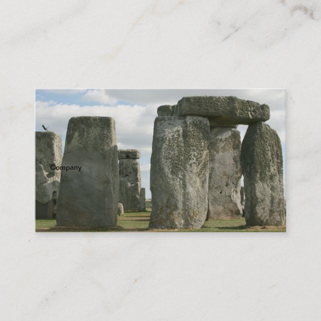 stonehenge 5 business card (Front)